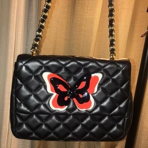 MOSCHINO CHEAP and CHIC quilted butterfly bag